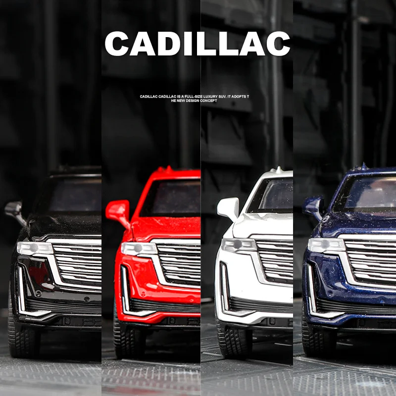 Simulation 1:32 Cadillac Escalade Off Road Vehicle Model Diecast Metal Toy Car for Boy Gift Collection Display Home Decoration