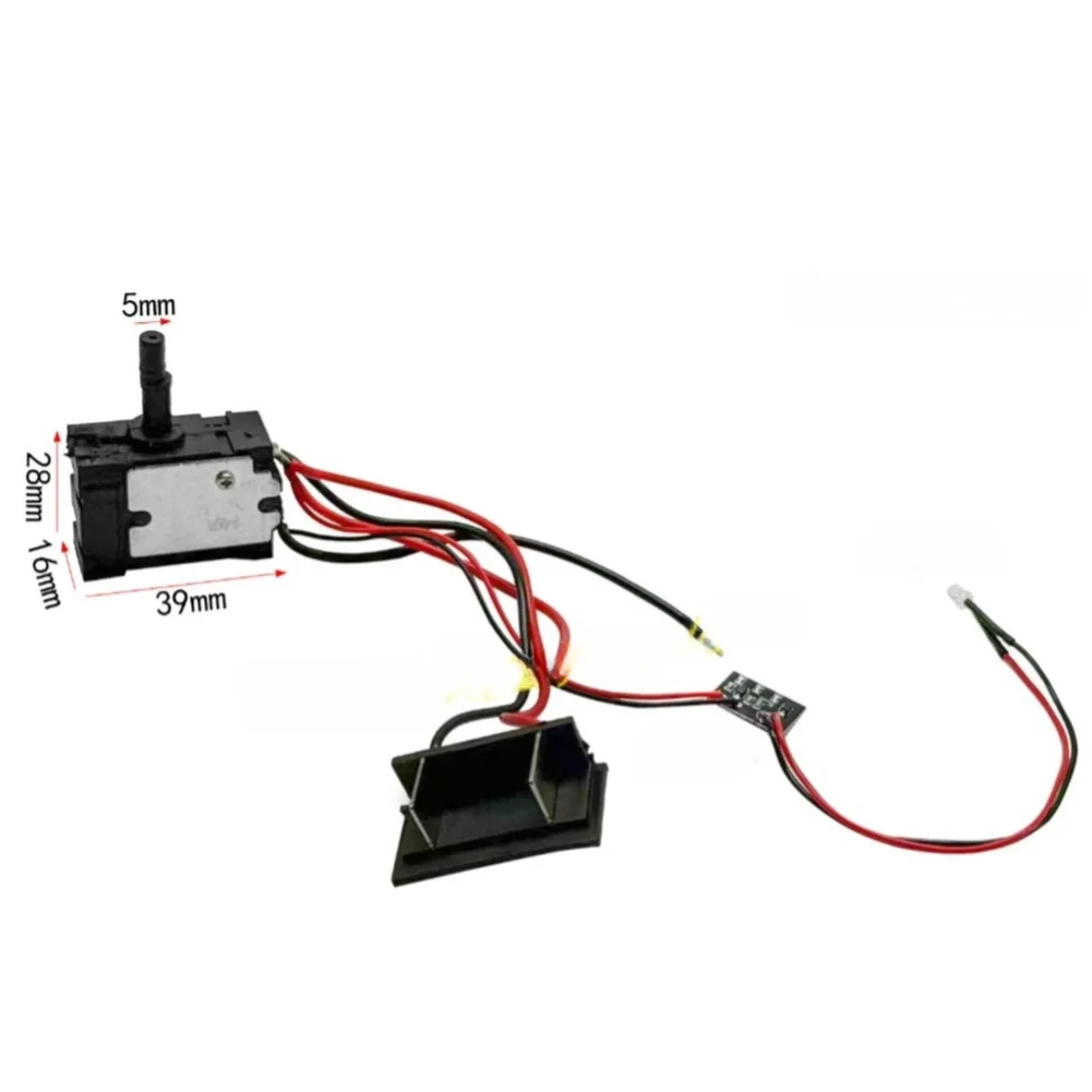 21V Electric Switch for Ratchet Wrench Tools Featuring Light Board Support Compatible with For Dayi Designs 16A-5E4