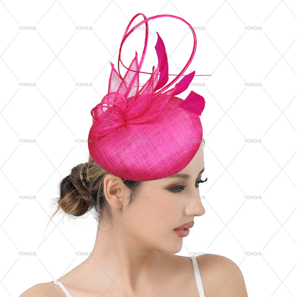 

Women's Fascinator Hat Headband with Hair Clip Wedding Party headwear Bridal Stylish Headpiece Fashionable Hair Accessories