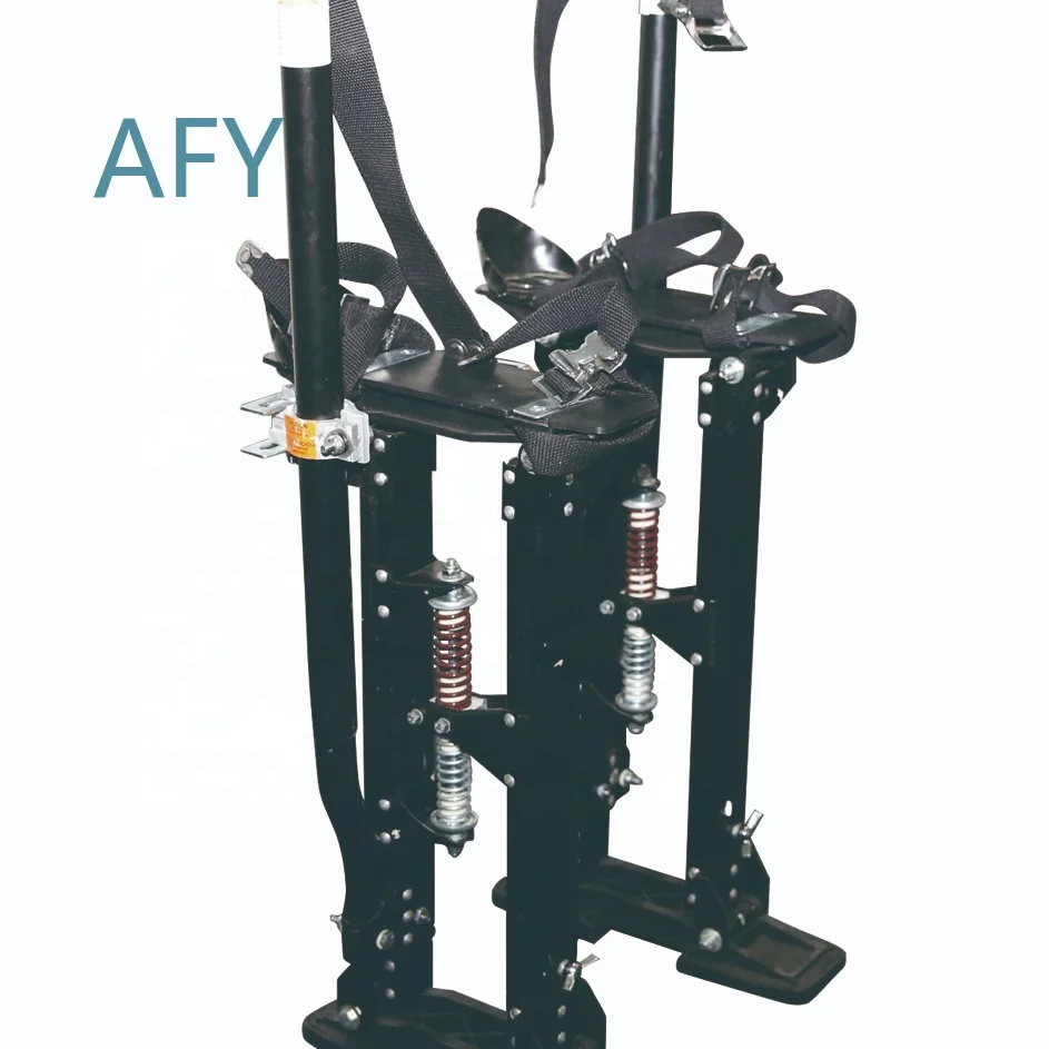 Adjustable Aluminum Drywall Stilts 18-30 in for Tape Painting Decorating Workers
