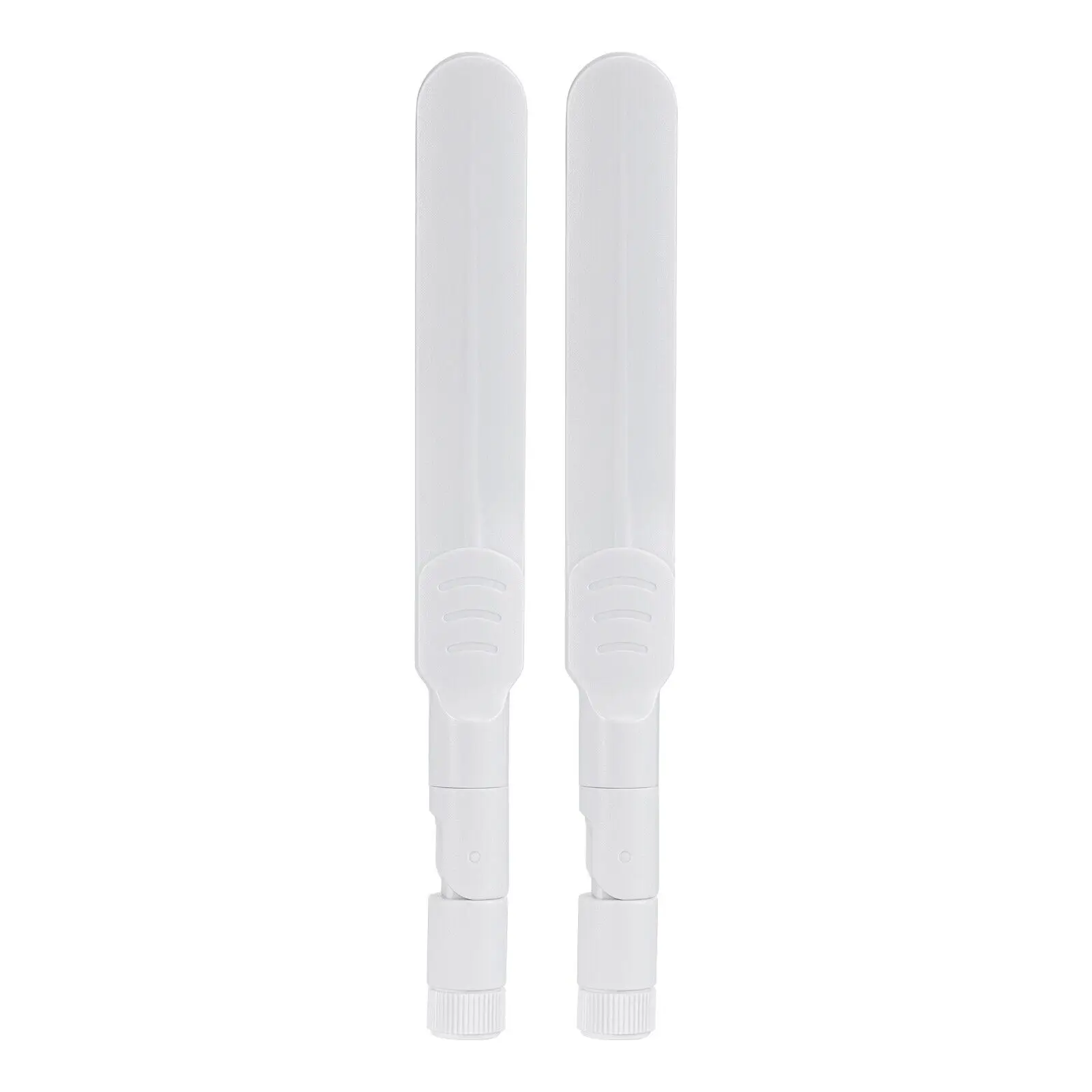 2Pcs/Set 8dBi Dual Band WiFi Antenna 2.4G/5.8G RP-SMA Female White Antennas 16cm For IP Camera Router Accessories 2400-5900 MHz