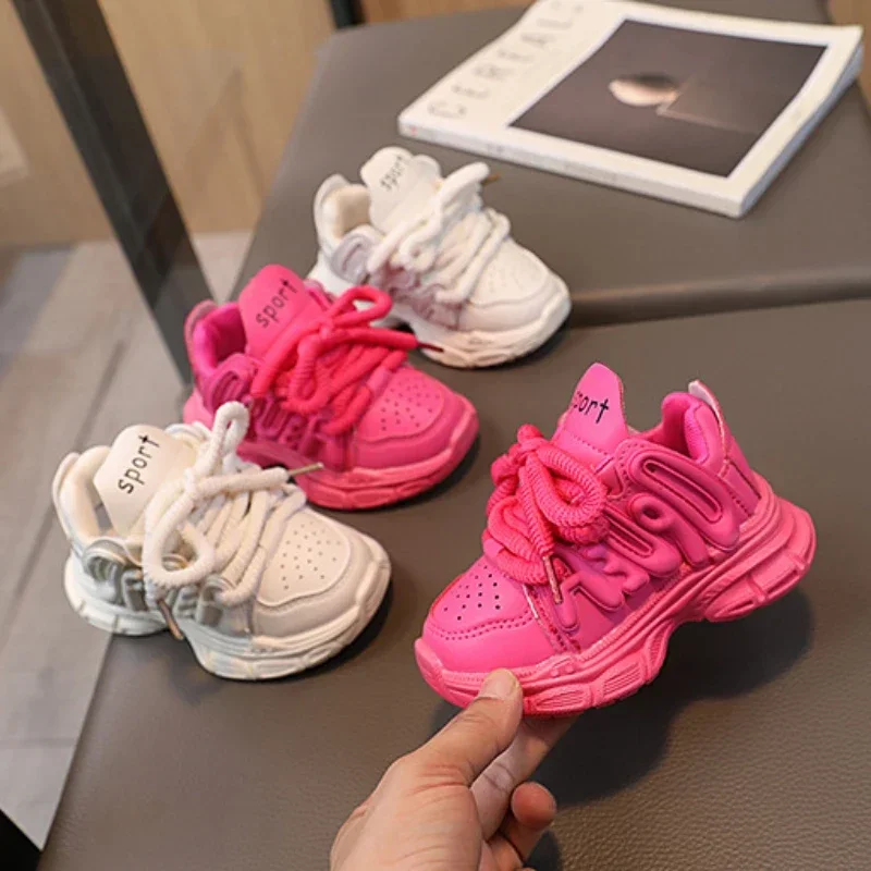 

Autumn 2025 New Child Sports Shoes Net Red Sneakers Girls Boys Shoes for Kids Girls Student Sneaker Casual Children Tennis Shoes