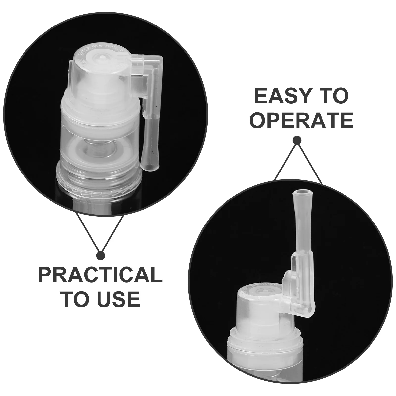 3 pz 18 ml riutilizzabile polvere spray bottiglia beccuccio lungo ugello di precisione portatile polvere secca dispenser applicatore plastica da viaggio