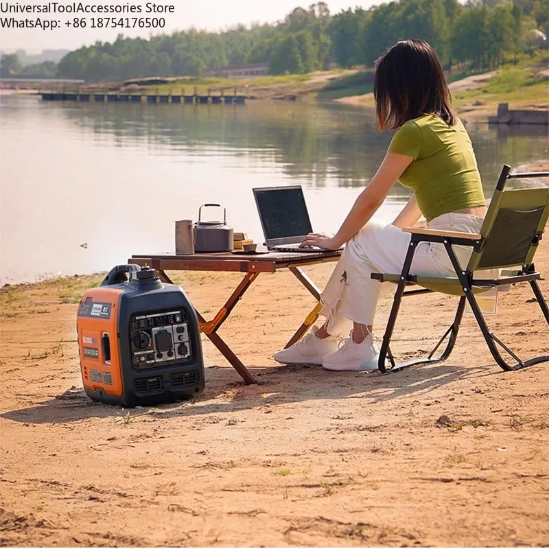 Power Equipment 2500 Peak Watt Super Quiet Portable Inverter Generator Remote Electric Start with Auto Choke RV Ready 30A Outlet