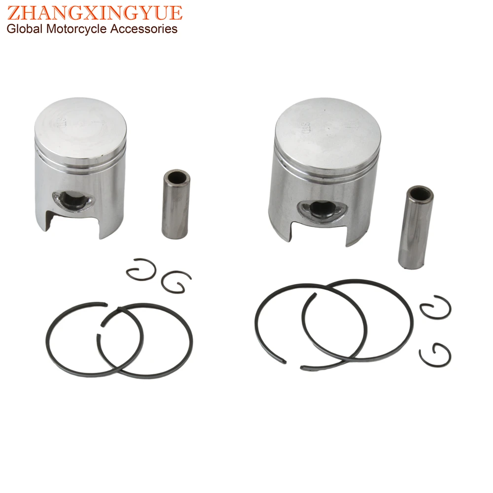 Zestaw tłoków do skuterów 50cc 70cc do Piaggio Nrg Extreme Rst Mc2 Zip Sp 50 40mm 47mm Pin 12mm 2-suwowy
