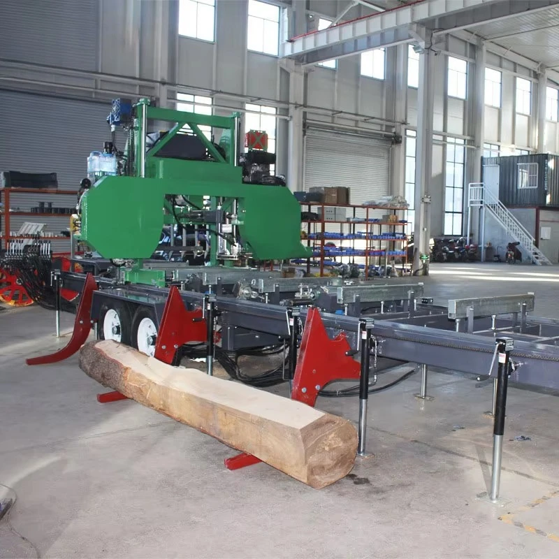 Fully Automatic Horizontal Bandsaw Sawmill Machine Timber Cutting Saw Customized High Precision Log Saw for Furniture Making