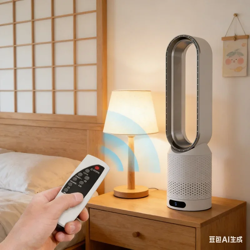 

Бесшумный вентилятор-циркулятор без лопастей с функцией очистки воздуха, портативный настольный/напольный вентилятор для дома и спальни