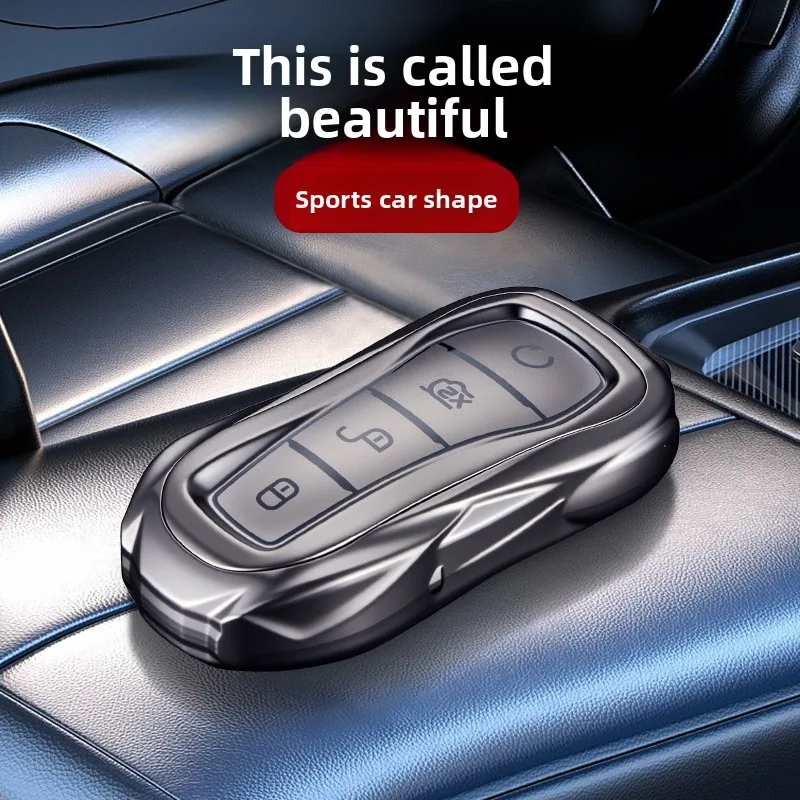 For BYD TPU Car Key Seagull/Dolphin/Qin/Han/Tang/Song/SEAL U DM-i/ATTO03 Car Key Decoration Full Cover Protective Case