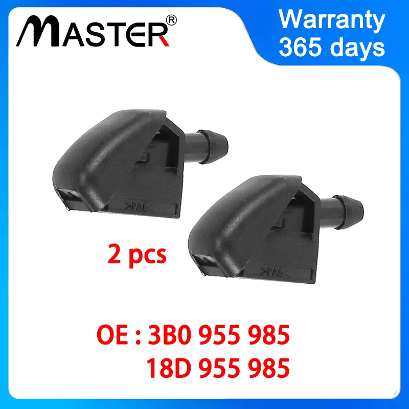

Windshield Washer Spray Nozzle 3B0955985 18D955985 For VW Xpolo 6N Skoda Fabia Octavia Roomster 1996-2015 No Heated 3B0 955 985