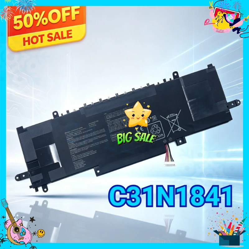 C31N1841 50Wh Laptop Battery for ASUS UX334FLA4015T for ZenBook Edition 30 UX334FL 0B200-03420200 U3600F U4600F UX434FL UM433DA
