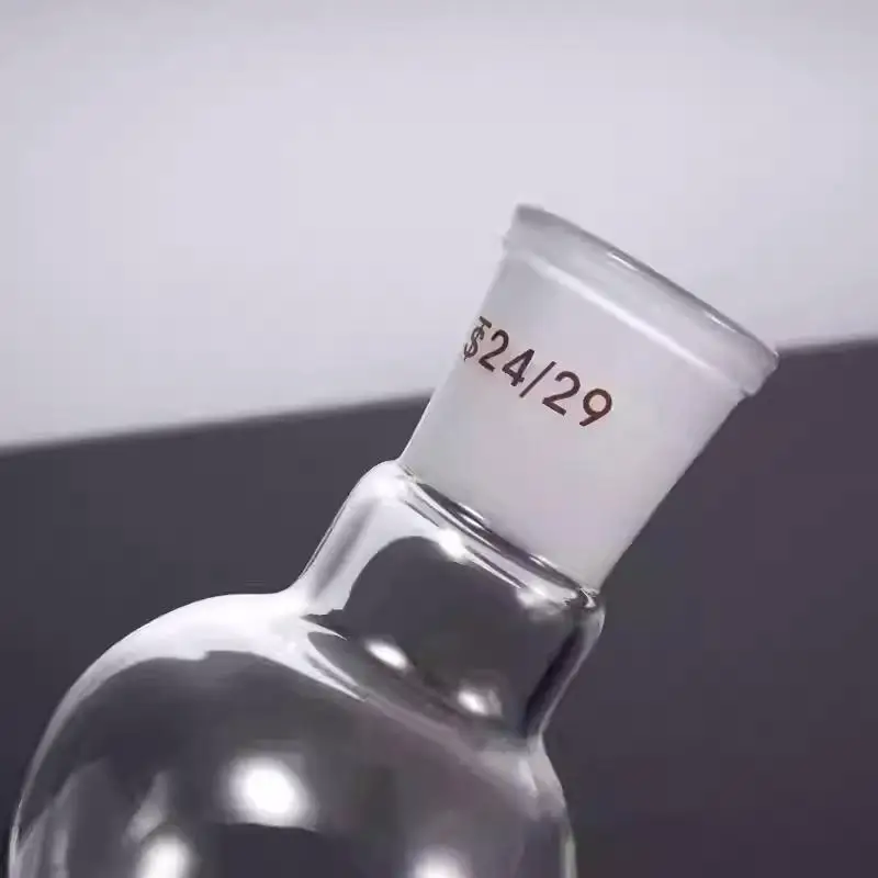1Pcs 25ml/50ml/250ml Chemistry Lab Pear Shape Two Necks Glass Flask