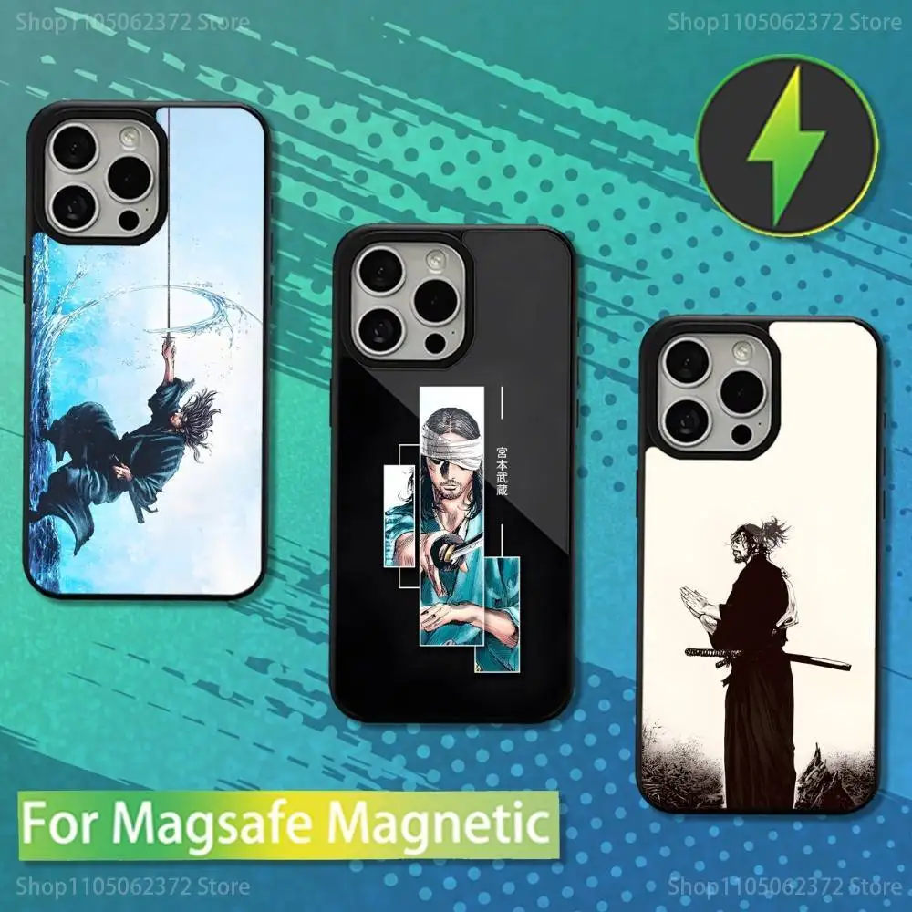 

Comic V-Vagabonds Japan Phone Case For iPhone 16,17,15,14,13,12,11,Pro,Max,Plus,Mini,Magsafe,Magnetic Wireless Charging Case