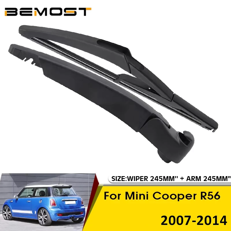 Auto Wischer Klinge Für Mini Cooper R56 2007-2014 Hinten Hinten Windschutzscheibe Windschutz Hinten Wischer 245mm + arm 245mm Auto Zubehör