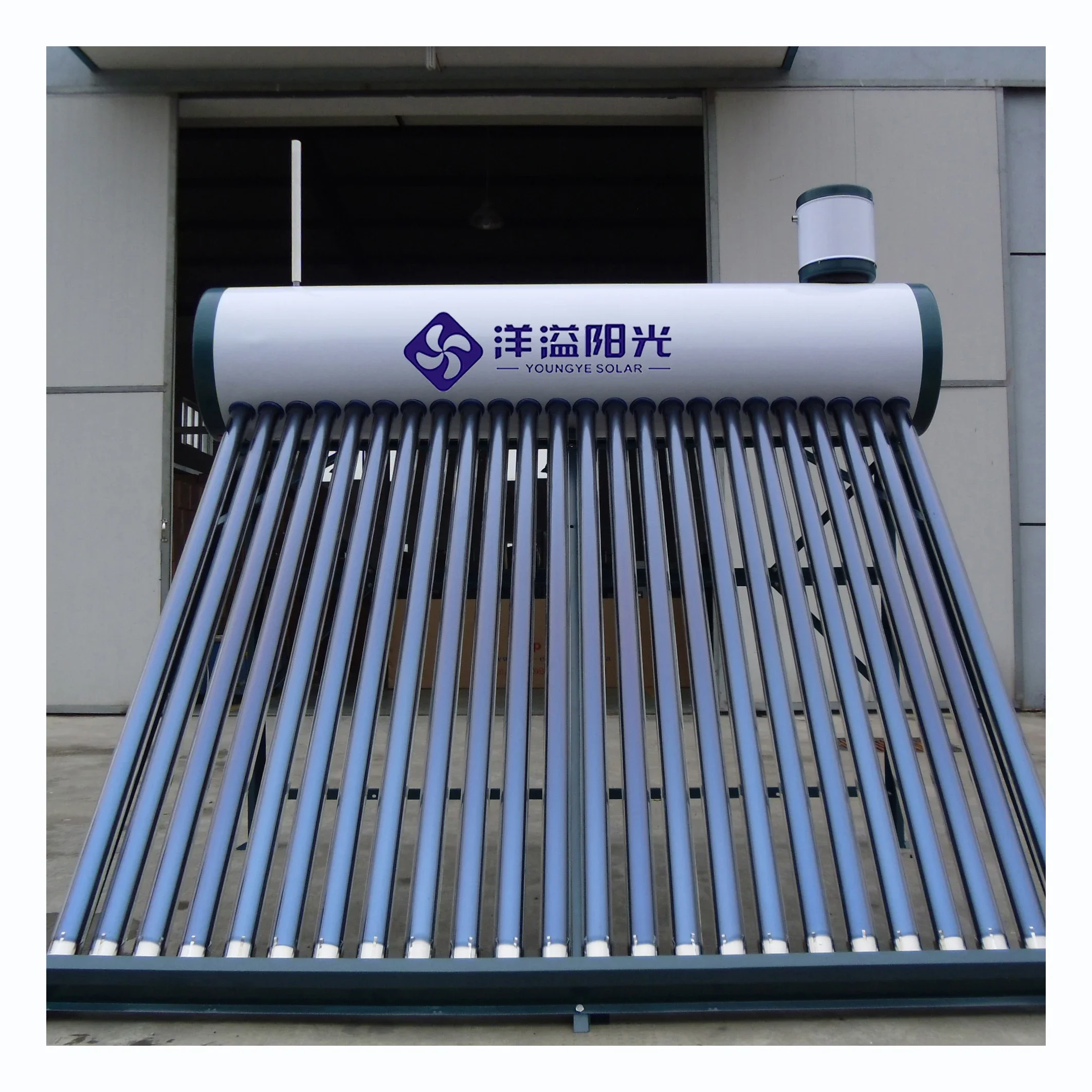 Pre-heated Pressure Solar Water Heaters With SUS304 Stainless Steel Water Tank Vacuum Tube Solar Water Heater