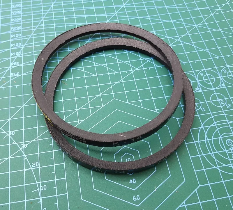 2Pcs K14 v-belt Triangle Belt Driving belt  for Bench drilling machine Packing machine K15 K16 K18 K19 K20 K21 K22