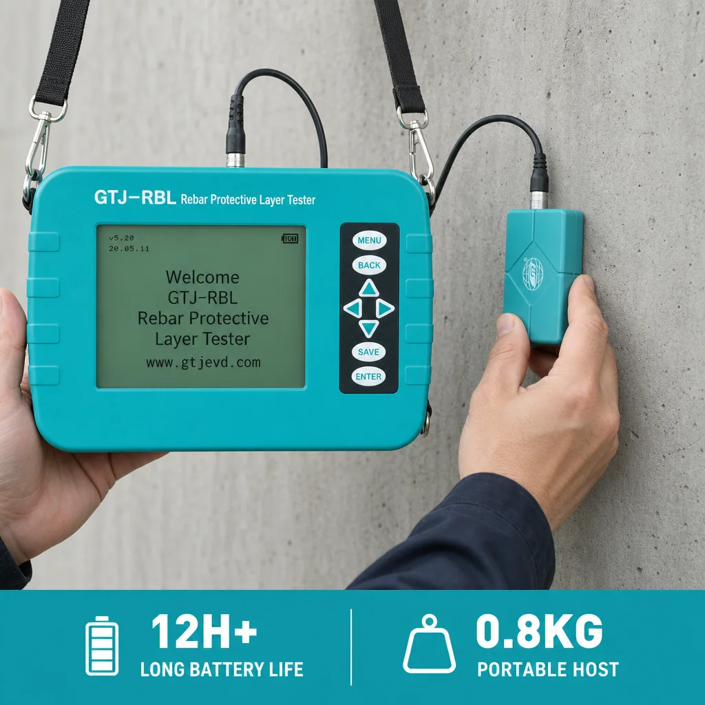 FKY High Precision 0.01mm Crack Comparator Professional Concrete Wall Crack Width Tester with 1 Year Warranty IP65 Protection