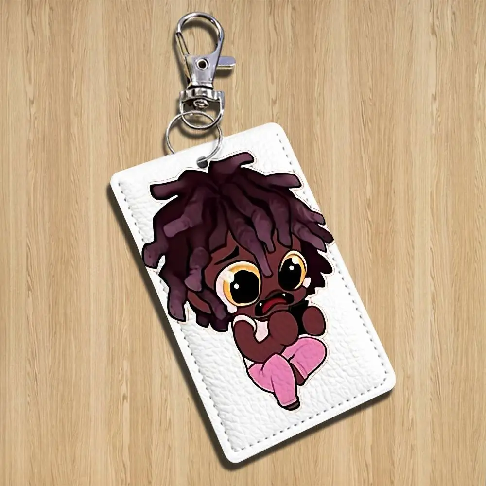 M-Micah Yujin GAME ERROR 143 Leather Keychain Badge Holder with