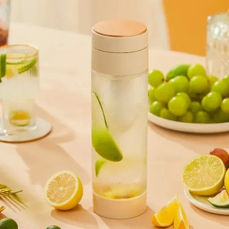 500ML SODA Portable Sparkling Water Maker Home Soda Maker Air Bomb Cup Commercial Carbonated Cold Drink Maker Large Capacity