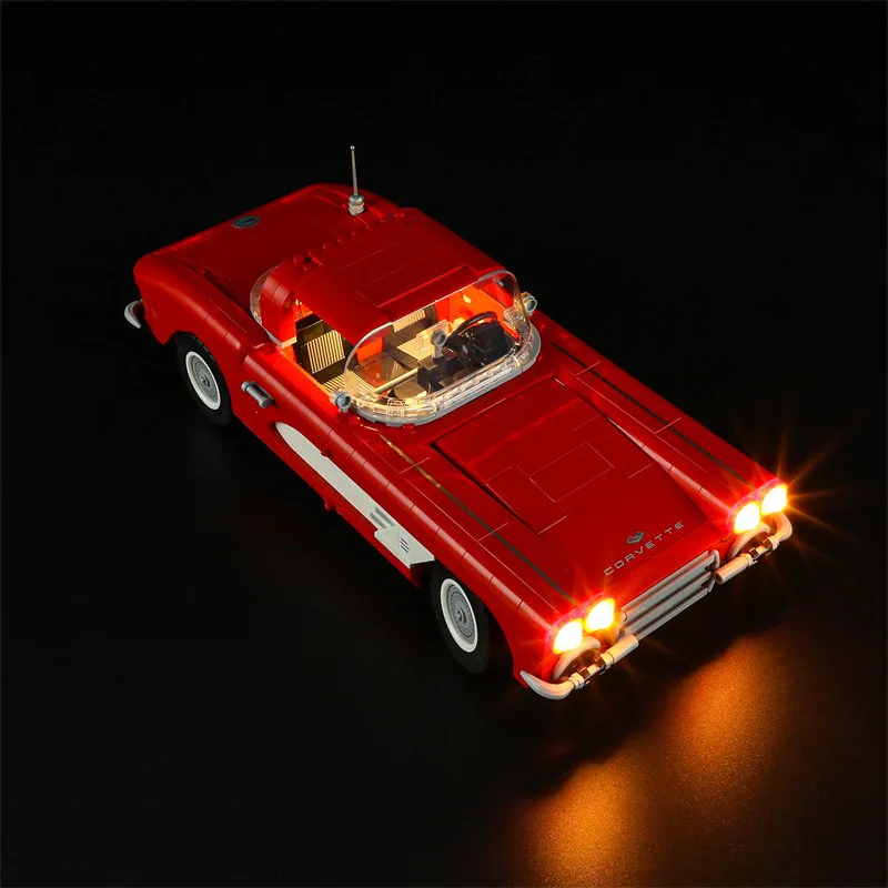 LED Lights Compatible With 10321 Corvette Building Blocks Lighting DIY Toy Gift (Only Including Lamp)