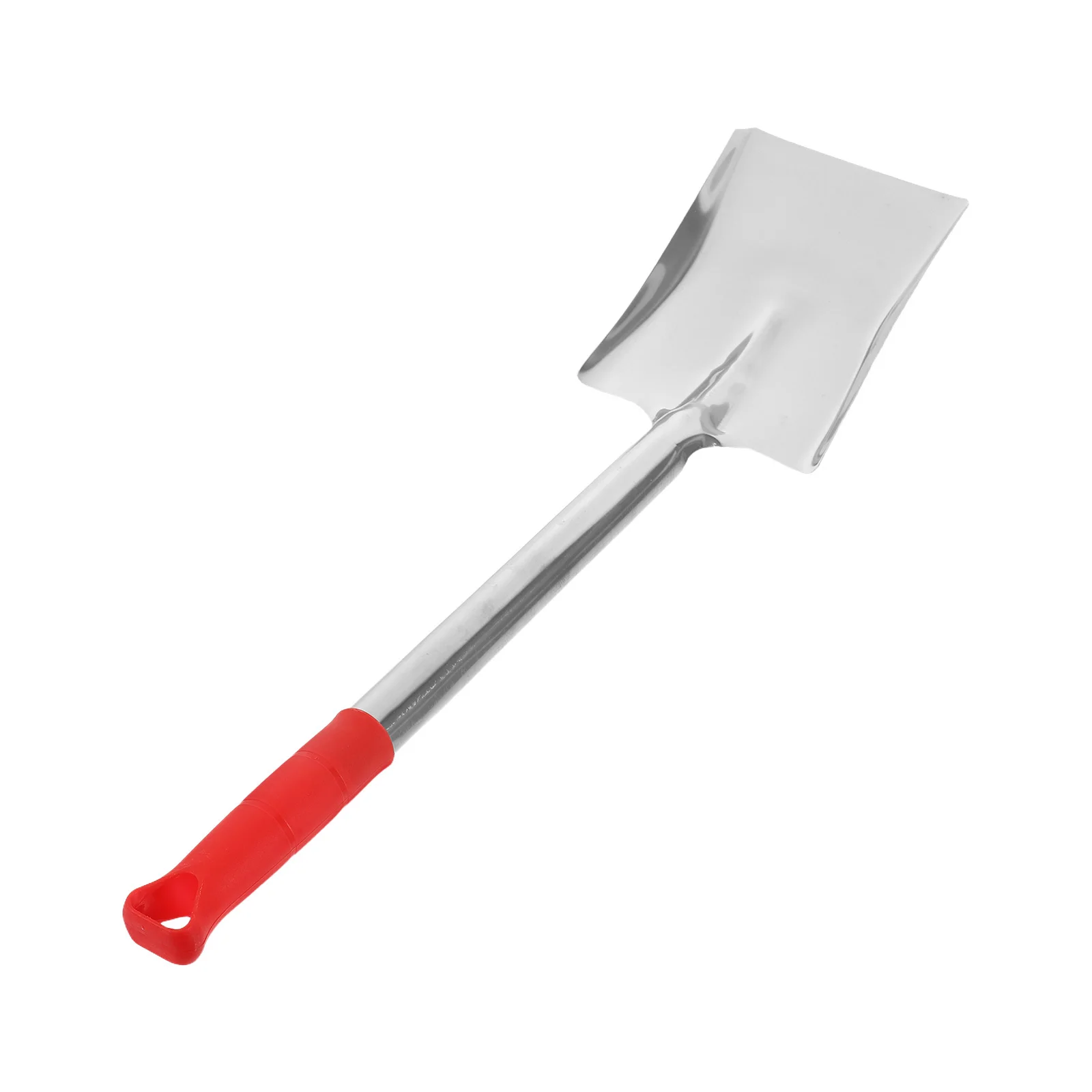 الموقد الرماد مجرفة الفحم أداة مع مقبض مريح شواء الفحم مغرفة حفرة النار أدوات حديقة التربة حفر الرماد مجرفة #4