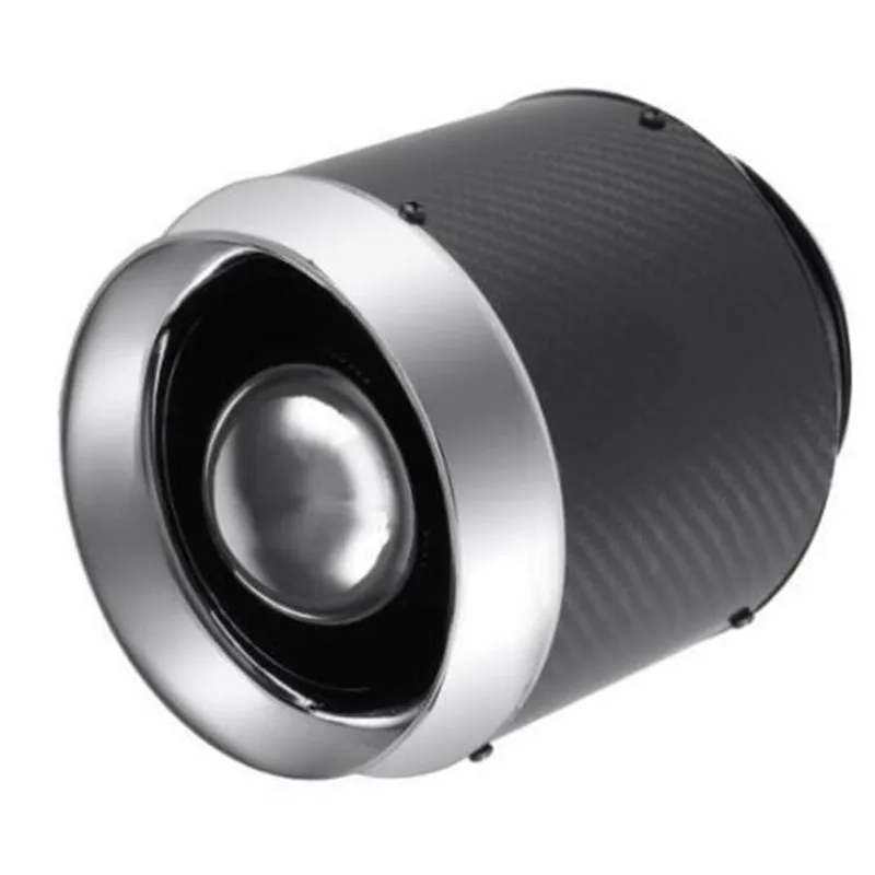 

Carbon Fiber Shell Intake Air Filter Hi-Flow Air Filter Double Stainless Steel Mesh Reinforced For Cold Air/Short Ram Intakes