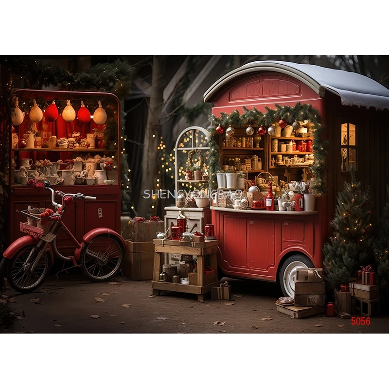 Merry Christmas Day Gift Photography Backdrops Props Indoor Decoration Winter Wonderful Xmas Eve New Year Background RD-11 image 4