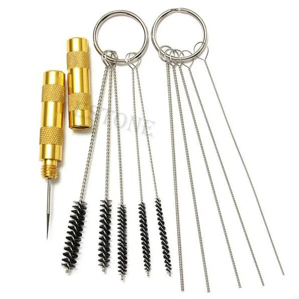 L5BF 11pcs Cleaning Repair Tool Stainless Steel Needle & Brush Set