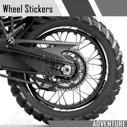 For KTM SUPER 1290 ADVENTURE Adv 390 690 790 990 1050 1090 1190 1090 Motorcycle wheel Sticker Rim Stripe Decal Accessories