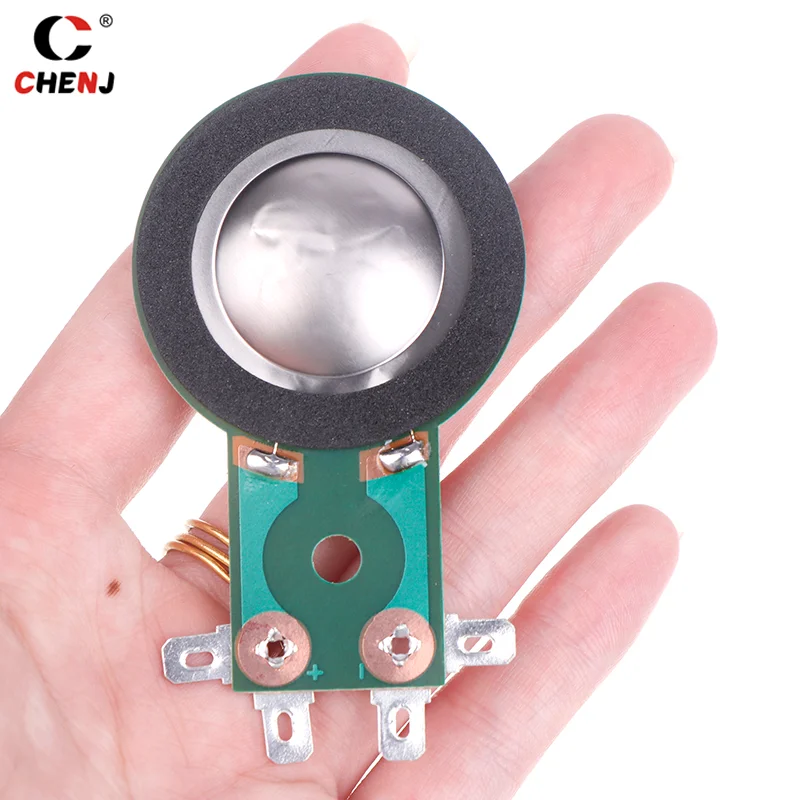 Repair Parts 25.4MM Tweeters Voice Coil Round Speaker Treble Coil Horn Titanium Film Copper Clad Alumium Diaphragm