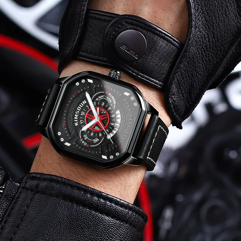 UTHAI BK157 Модные мужские часы, студенческие часы, модные водонепроницаемые кварцевые часы с ночником, крутые часы, подарки, часы для мужчин