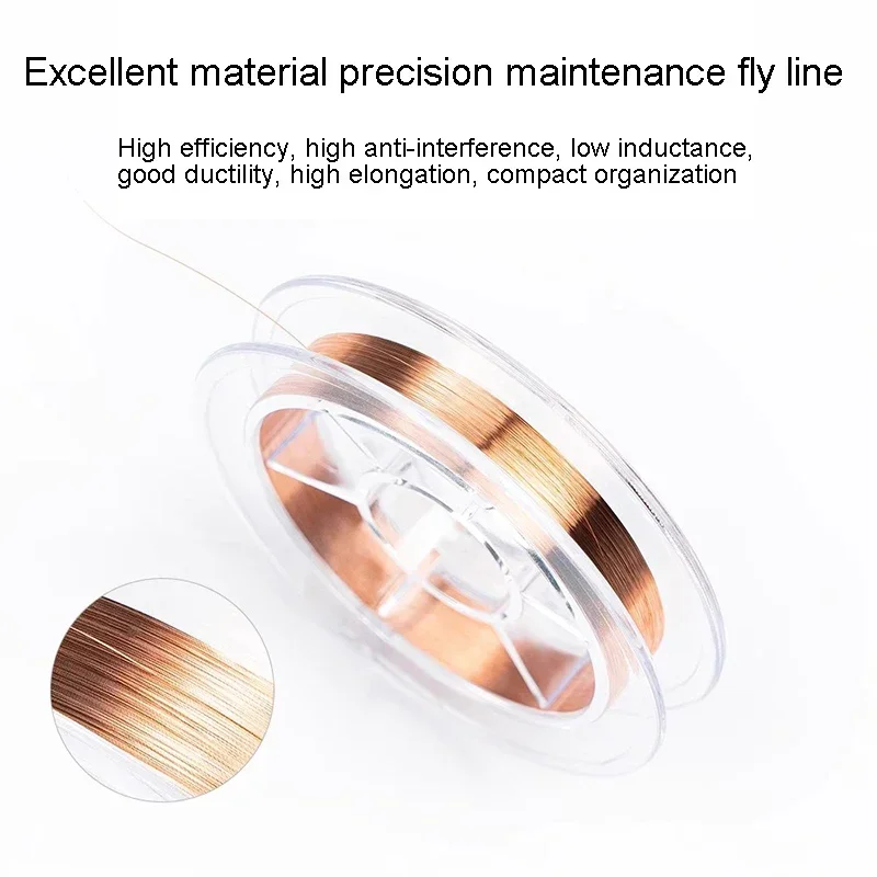 YCS 0.04 มม.ทองแดงลวด 0.02 มม.ลวด Super Fine สายจัมเปอร์ความเหนียวสูงสําหรับโทรศัพท์มือถือ PCB เชื่อมซ่อม Flying Line