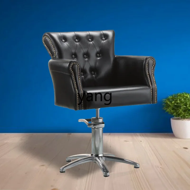 LTT high-end hair salon barber shop chair, liftable and rotatable, beautiful and fashionable appearance
