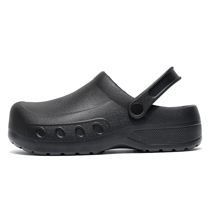 Men's Chef Kitchen Shoes for Men EVA Injection Anti-slip Slippers Outsole Comfortable Garden Clogs Waterproof Sandals Size 39-50 image 4