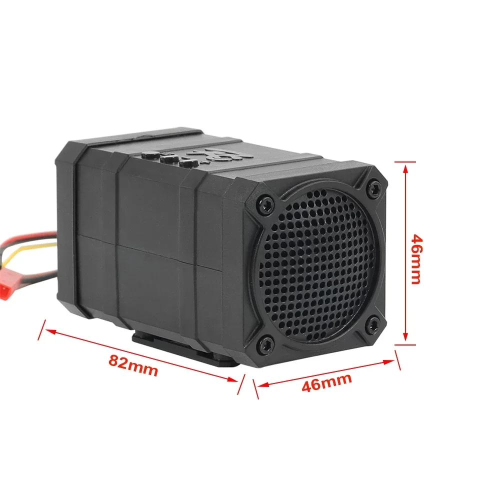 Altavoces de simulador de sonido de motor de coche RC, grupo de sonido de enlace CH3 para coche Crawler 1/10 SCX10 TRX4 CC01 D90 Wraith, piezas de actualización