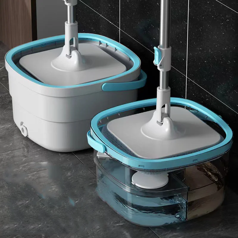 New type of sewage separation, no hand washing mop bucket, lazy person mop, household rotary mop, sewage separation mop