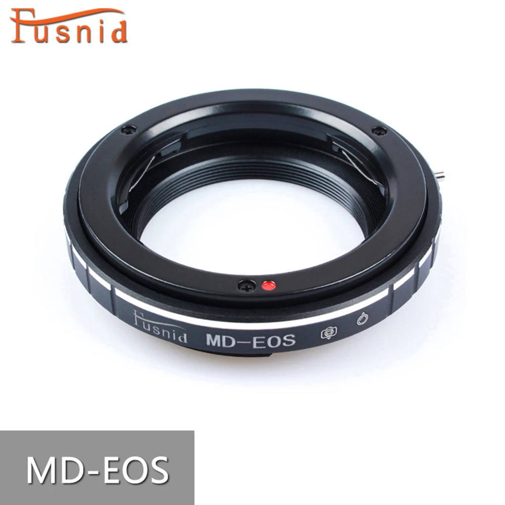 محول تثبيت عدسة عالي الجودة ، محول لتحويل عدسة Minolta MD ، كاميرا Canon EOS EF ، 1000D ، 7D