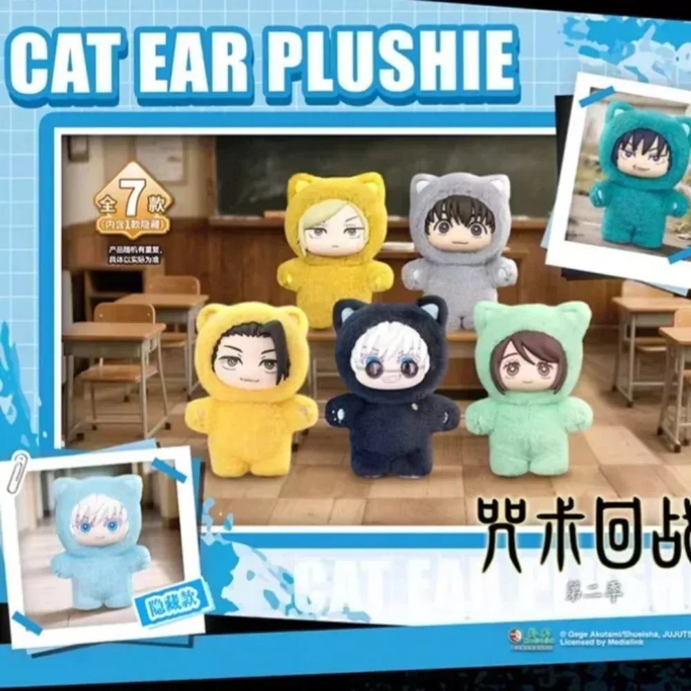 

Аниме-фигурки Jujutsu Kaisen серии CAT EAR в слепых коробках — загадочная коробка-сюрприз для девочек, милая коллекционная модель, подарок на день рождения