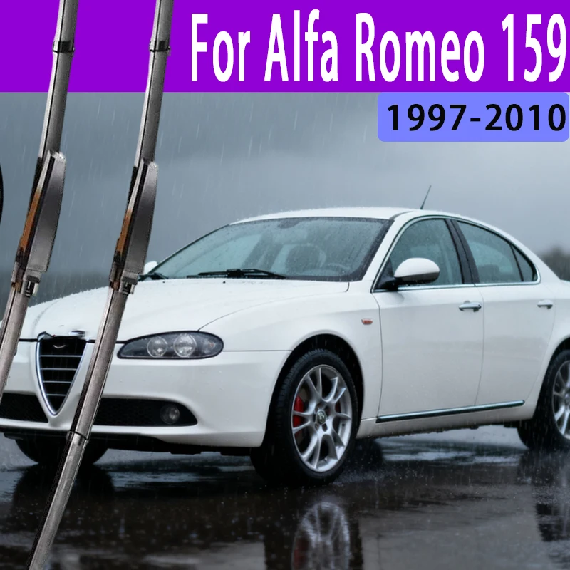 

For Alfa Romeo 159 2004-2011 Front Windshield Wiper Blades 2pcs Windscreen Window Accessories 2005 2006 2007 2008 2009 2010