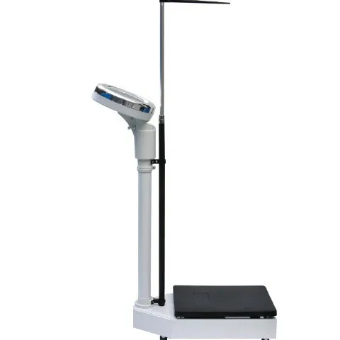 Pointer type large scale with caliper to measure height Health scale for pharmacy school