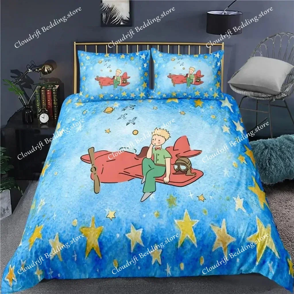 

Anime Little Prince Le Petit Prince Bedding Set Boys Girls Twin Queen Size Duvet Cover Pillowcase Bed Kids Adult026