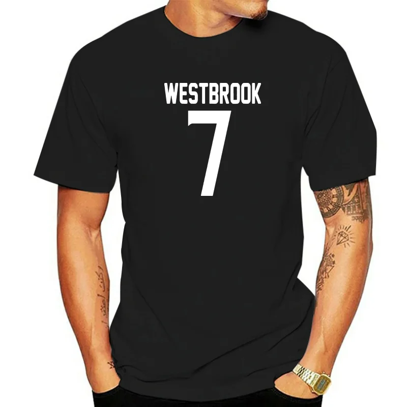 USA Mens Basketball Russell Westbrook # 7  Front and Back Mens Tee Shirt 1438