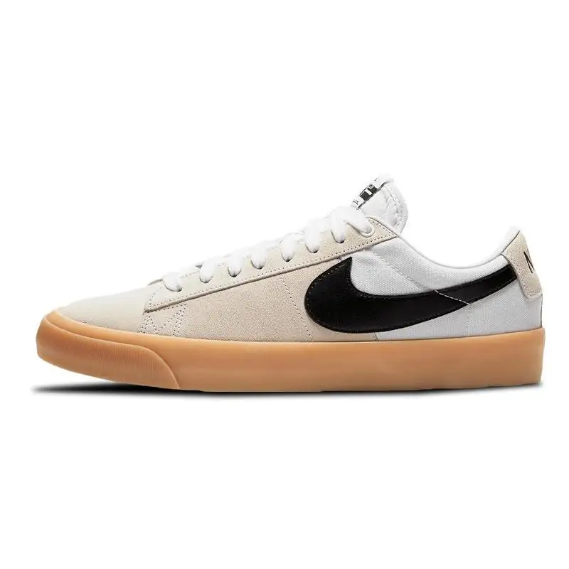 Nike-Nike SB Zoom Blazer Low Pro GT Tênis Gum Branco, sapatos brancos, DC7695-100