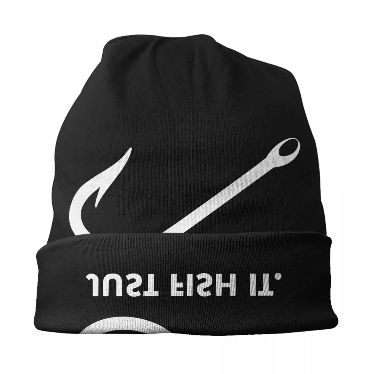 Fishing Just Fish It Bonnet Hats Street Knitting Hat For Men Women Warm Winter Fisherman Skullies Beanies Caps