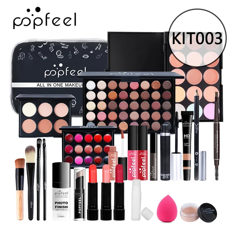 20 / 24Pcs/Set ALL IN ONE Full Makeup Kit Waterproof Concealer Eyeshadow For Girl Eyes Face Lips Cosmetic With Makeup Brush