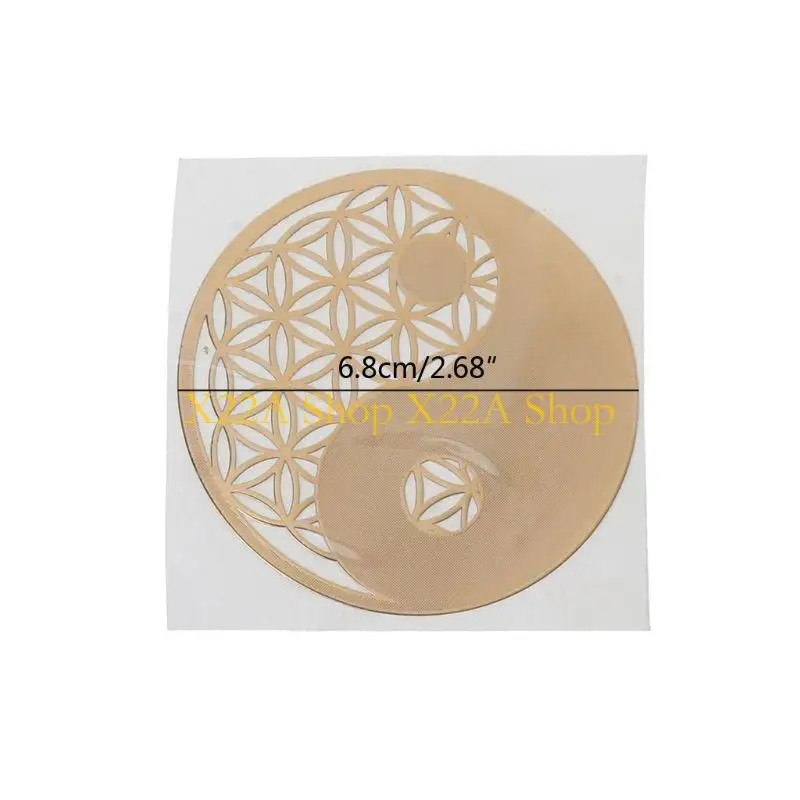 Unique Orgonite Stickers Resin Copper Stickers Clear Decorate Stickers Resin Supplies for Silicone Resin Molds Crafts