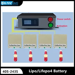 40S -243S BMS 120V 144V 220V320V 380V wysokiego napięcia 100A 300A Li-ion/Lifepo4 tablica zabezpieczająca baterię do przechowywania energii słonecznej