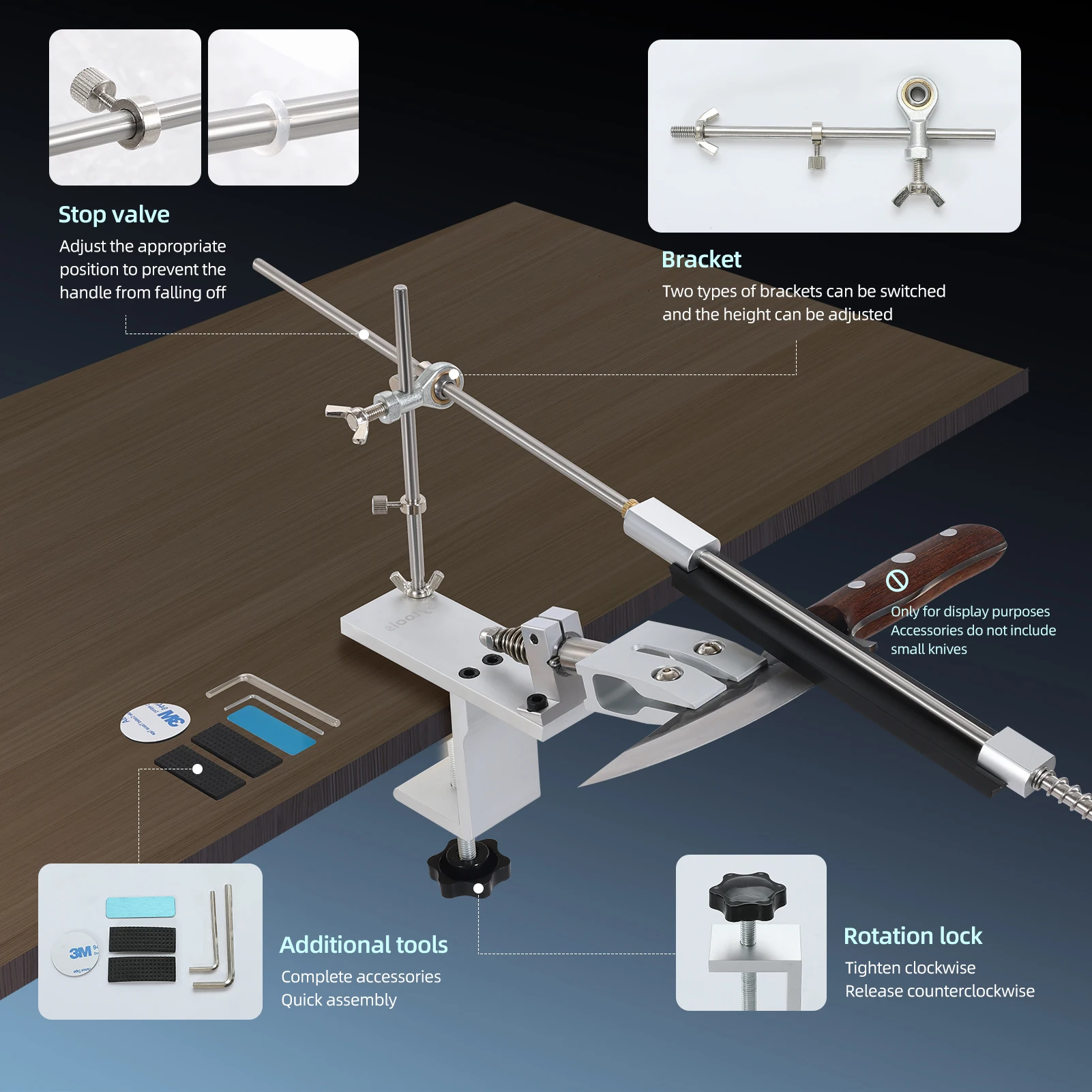 

Sy Tools New Knife Sharpener With PP plastic Box And Diamond Sharpening Stone Apex Rolling Knife sharpening system