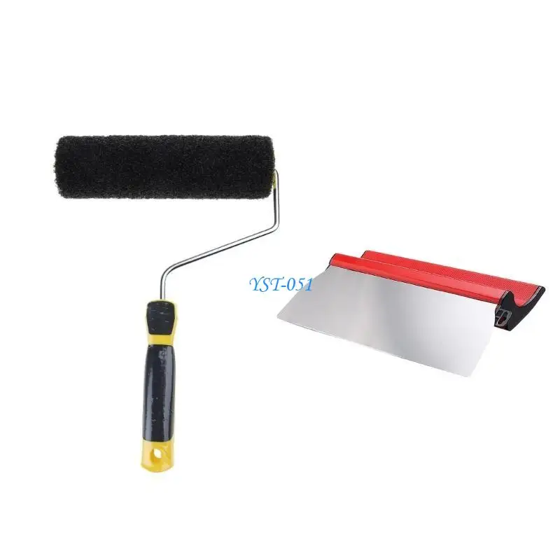 E15A Easy to Use Wall Putty Roller with Strong Handle 9inch for Professional Result