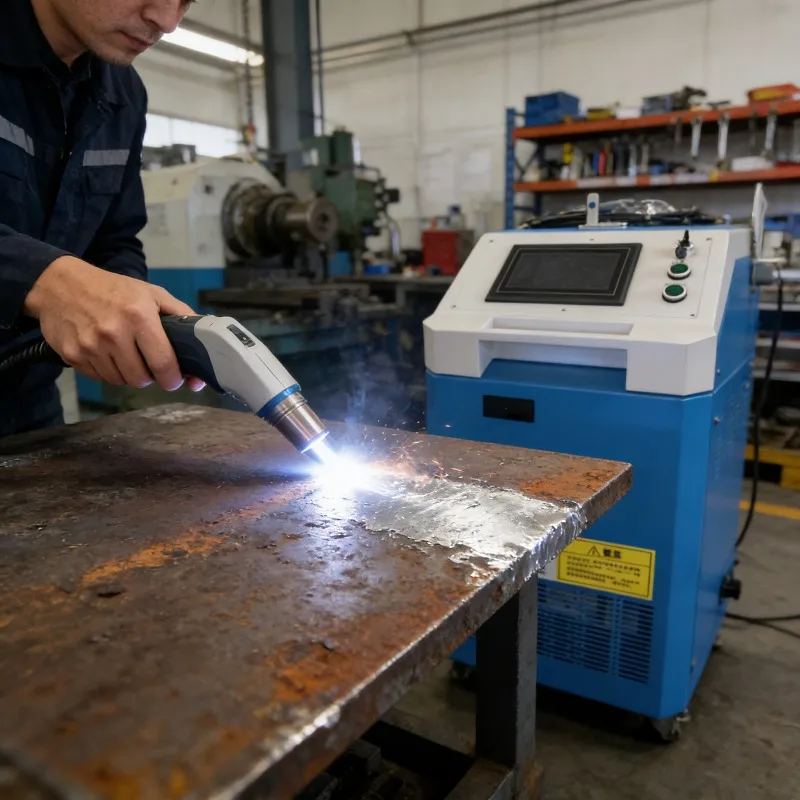 2000W Fiber Laser Cleaning Machine 3-in-1 Handheld Portable Welder Cutter for Metal Rust Removal Industry Equipment High Efficie
