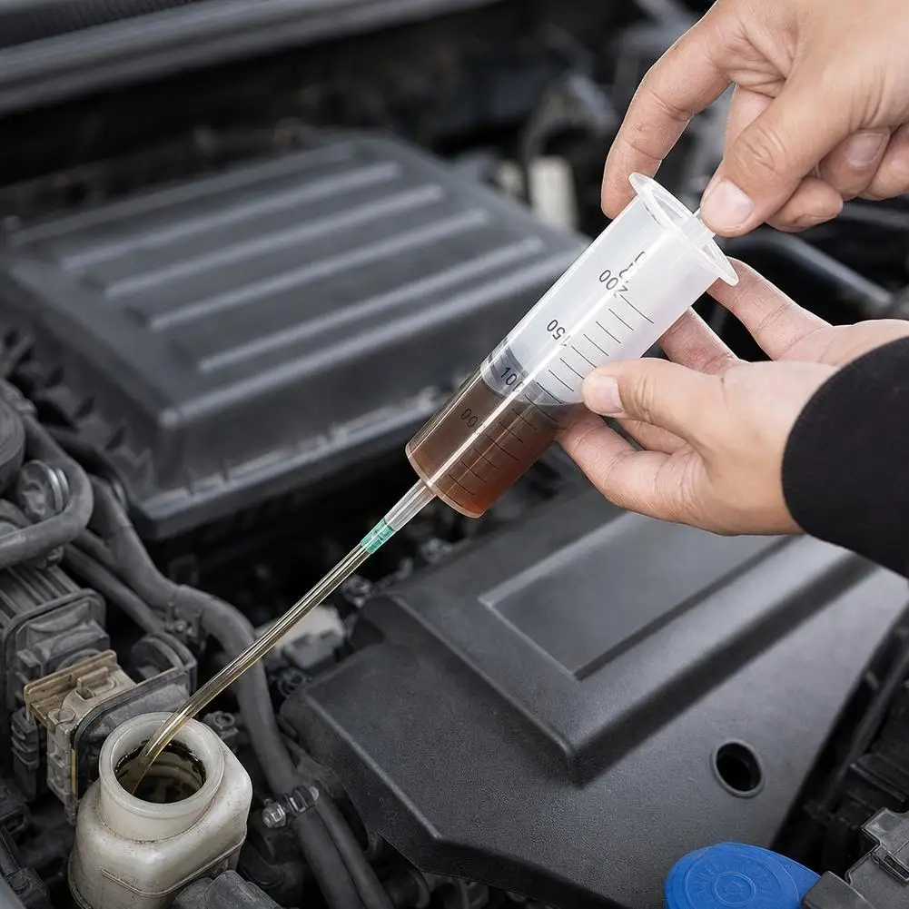 Plastic Syringe  60-250ML Multiple Sizes Liquid Measuring Dispenser Car Oil Extractor Pet Feeding Oil Glue Dispensing Refilling